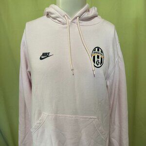 Juventus Nike Sportswear Men's Pink Hoodie Sweater Size Medium